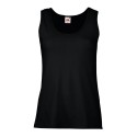 Débardeur femme valueweight col rond en coton fil belcoro, 165 g/m²