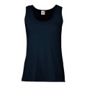 Débardeur femme valueweight col rond en coton fil belcoro, 165 g/m²