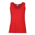 Débardeur femme valueweight col rond en coton fil belcoro, 165 g/m²