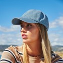 Casquette vintage profil bas 6 panneaux en coton délavé