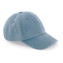 Casquette vintage profil bas 6 panneaux en coton délavé