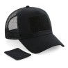 Casquette trucker 5 panneaux avec patch interchangeable