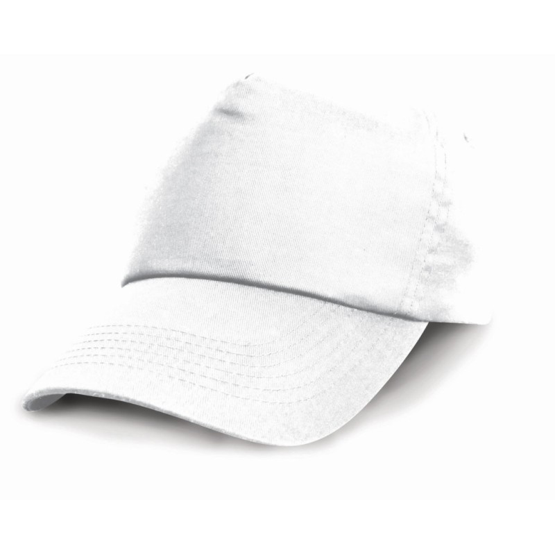 Casquette publicitaire 5 panneaux en coton sergé, 190 g/m²