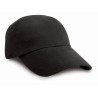 Casquette enfant 6 panneaux profil bas en coton brossé épais, 350 g/m²