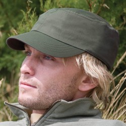 Casquette militaire légère en coton, visière courte, 190 g/m²