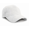 Casquette 6 panneaux en coton brossé, panneau renforcé, 350 g/m²