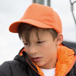 Casquette enfant 5 panels pas cher, fermeture velcro en polycoton