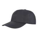 Casquette 5 panels en polyester pas cher, fermeture velcro
