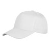 Casquette 5 panels en polyester pas cher, fermeture velcro