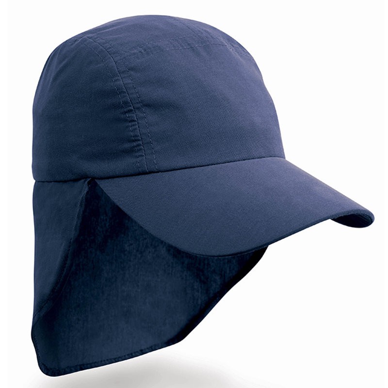 Casquette enfant 5 panneaux avec protège oreilles et cou, 115 g/m²