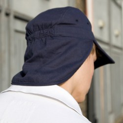 Casquette légionnaire repliable, rabat dans le cou de protection solaire