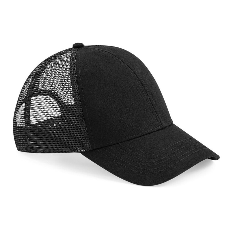 Casquette trucker 6 panneaux en coton biologique