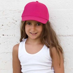 Casquette enfant 5 panneaux en coton sergé, 160 g/m²