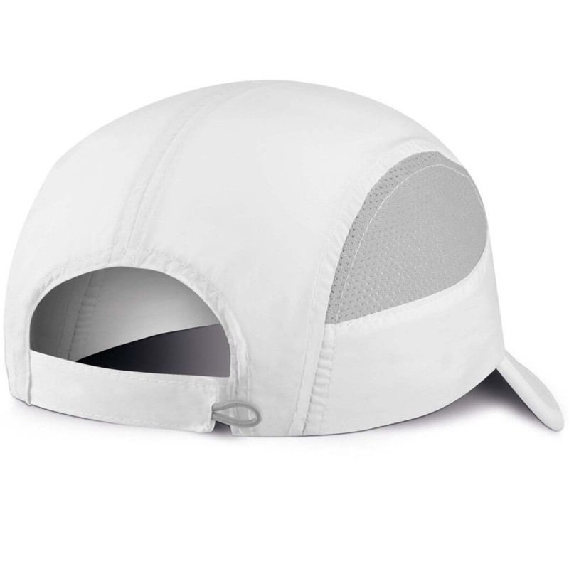 Casquette de sport pliable 7 panneaux en polyester microfibre