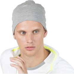 Bonnet de sport ajusté en coton et élasthanne