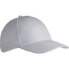 Casquette 6 panneaux en polyester réglable par scratch, 130 g/m²