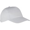 Casquette 5 panneaux en coton brossé épais, 260 g/m²