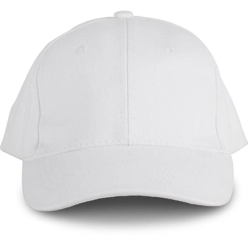 Casquette 6 panneaux en coton OEKO-TEX sans étiquette, 350 g/m²