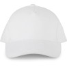 Casquette 5 panneaux en coton BIO sans étiquette de marque, 300 g/m²