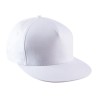 Casquette snapback 5 panneaux en coton sergé, 260 g/m²