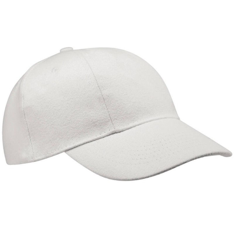 Casquette 6 panneaux easy printing en coton brossé épais, 260 g/m²