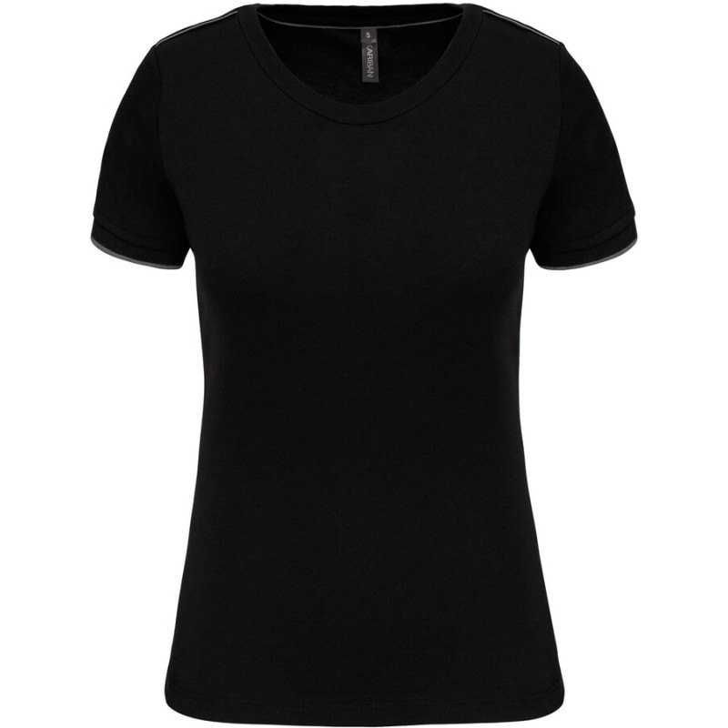 T-shirt manches courtes femme DAYTODAY, lavable à 60°c, 190 g/m²