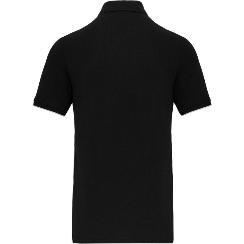 Polo manches courtes homme DAYTODAY  lavable à 60°C, 220 g/m²