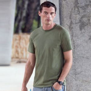 T-shirt premium en coton belcoro lavable 60°C manches courtes, 205 g/m²