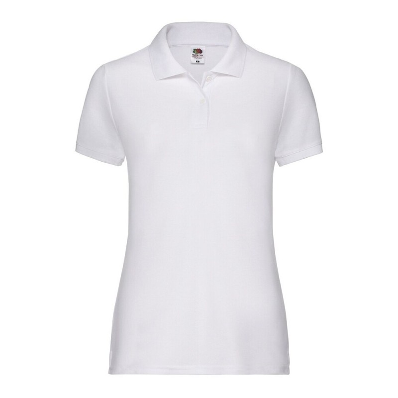 Polo piqué femme en polycoton lavable à 60°C, 180 g/m²