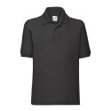 Polo piqué enfant en polycoton lavable à 60°C, 180 g/m²