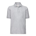 Polo piqué enfant en polycoton lavable à 60°C, 180 g/m²
