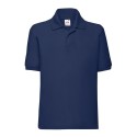 Polo piqué enfant en polycoton lavable à 60°C, 180 g/m²