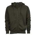 Sweat zip à capuche homme, doux grâce au coton égyptien, 310 g/m²