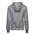 Sweat zip à capuche femme, doux grâce au coton égyptien, 310 g/m²