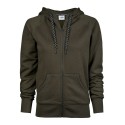 Sweat zip à capuche femme, doux grâce au coton égyptien, 310 g/m²
