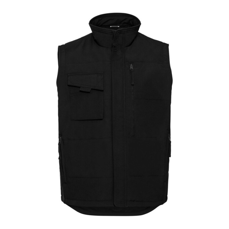 Bodywarmer de travail 5 poches lavable à 60°C, 260 g/m²