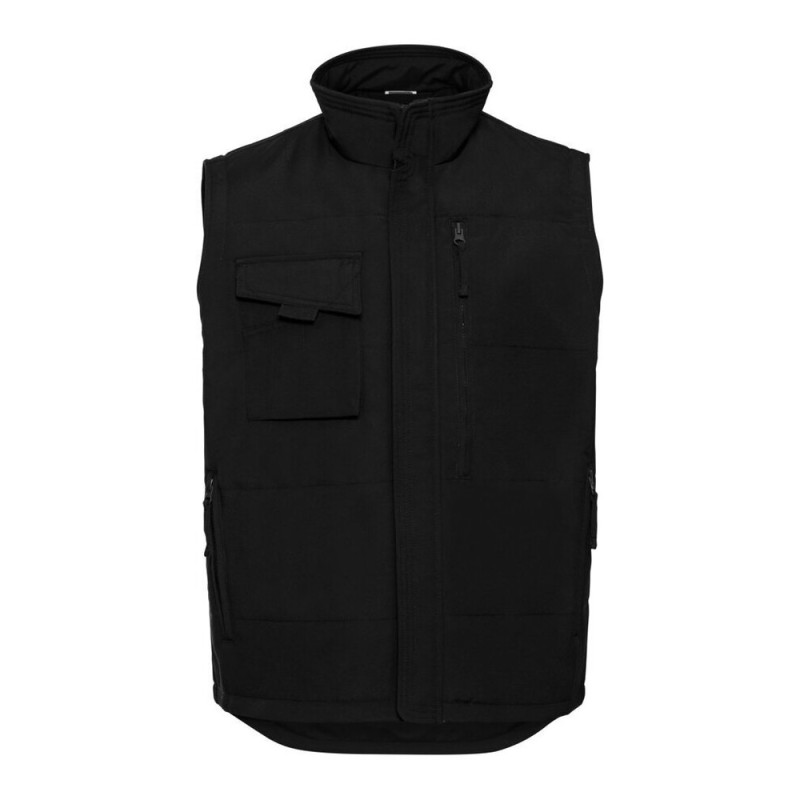 Bodywarmer de travail 5 poches lavable à 60°C, 260 g/m²