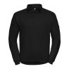 Sweat-shirt col polo  anti-tache, lavable à 60°C, 300 g/m²