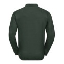 Sweat-shirt col polo anti-tache, lavable à 60°C, 300 g/m²