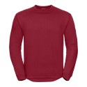 Sweat de travail en polycoton anti-tache, lavable à 60°C, 300 g/m²