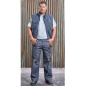 Pantalon de travail poche cargo coupe moderne, 245 g/m²