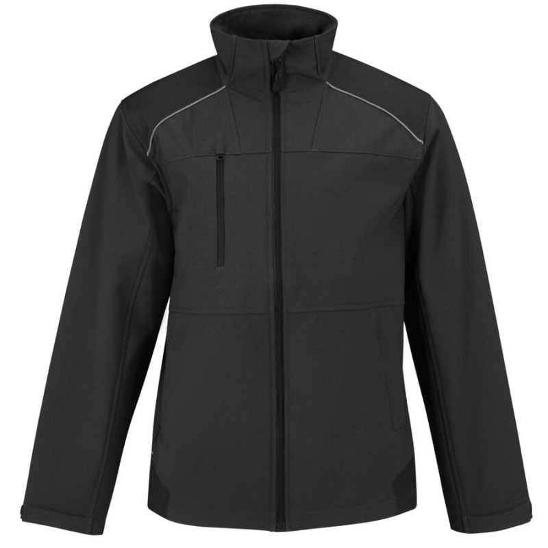 Veste soft-shell de travail haute performance, imperméable et respirante