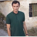 Polo épais heavyweight en polycoton lavable à 60°C, 230 g/m²