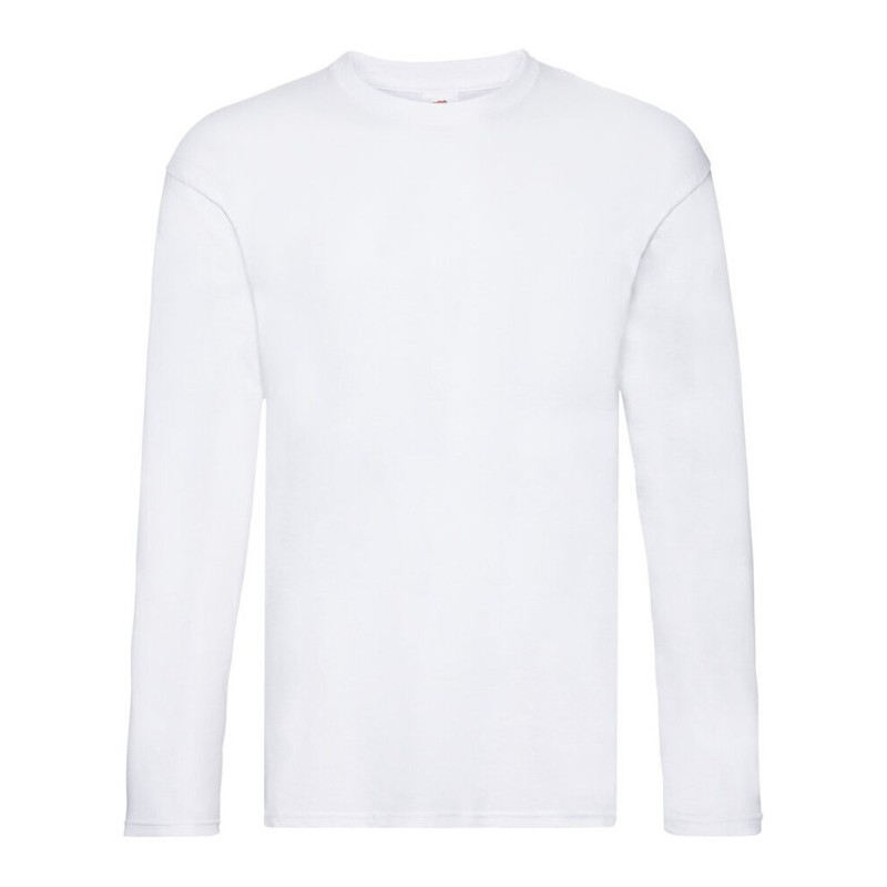 T-shirt original manches longues en coton col rond, 145 g/m²