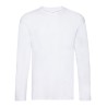 T-shirt original manches longues en coton col rond, 145 g/m²