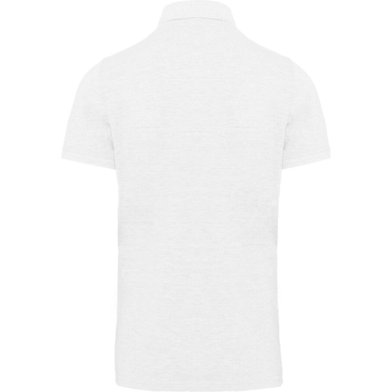Polo manches courtes col boutons-pression lavable à 60°C, 220 g/m²
