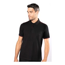 Polo manches courtes homme DAYTODAY  lavable à 60°C, 220 g/m²