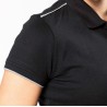 Polo manches courtes femme DAYTODAY lavable à 60°C, 220 g/m²