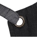 Tablier denim à bavette style industriel avec poches, 275 g/m²