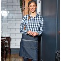 Tablier taille denim style industriel avec poches, 275 g/m²